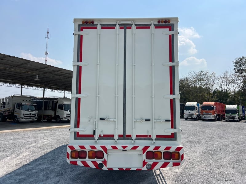 HINO FC9J 175 HP ปี 65 ไมล์ 26,567 KM. #ตู้ 10 บานเปิดรอบ ยาว 6.60 เมตร #LEK1073