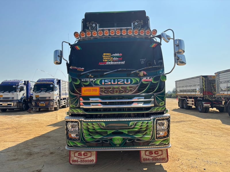 ISUZU FXZ 360 HP ปี 67 น้องเขียวเทา ไมล์ 110,076 km # กระบะดั้มอลูมิเนียม กระบะอู่ซุ่นซัย #LEK1150-1151 ISUZU FXZ 360 HP ปี 67 น้องเขียวเทา ไมล์ 110,076 km # กระบะดั้มอลูมิเนียม กระบะอู่ซุ่นซัย #LEK1150-1151