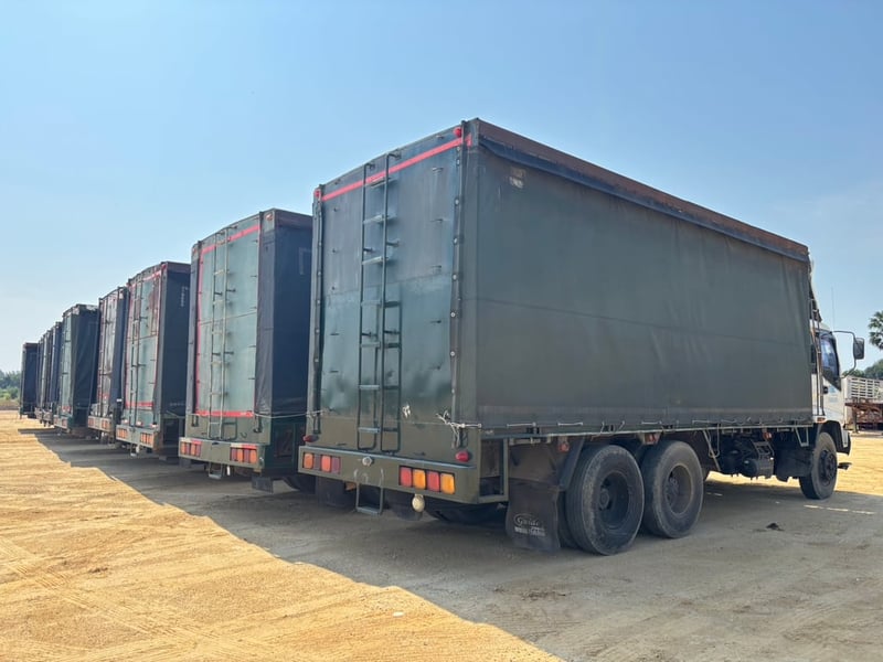 ISUZU FVM 230HP ปี46 #รถตู้ผ้าใบ ยาว6.30 