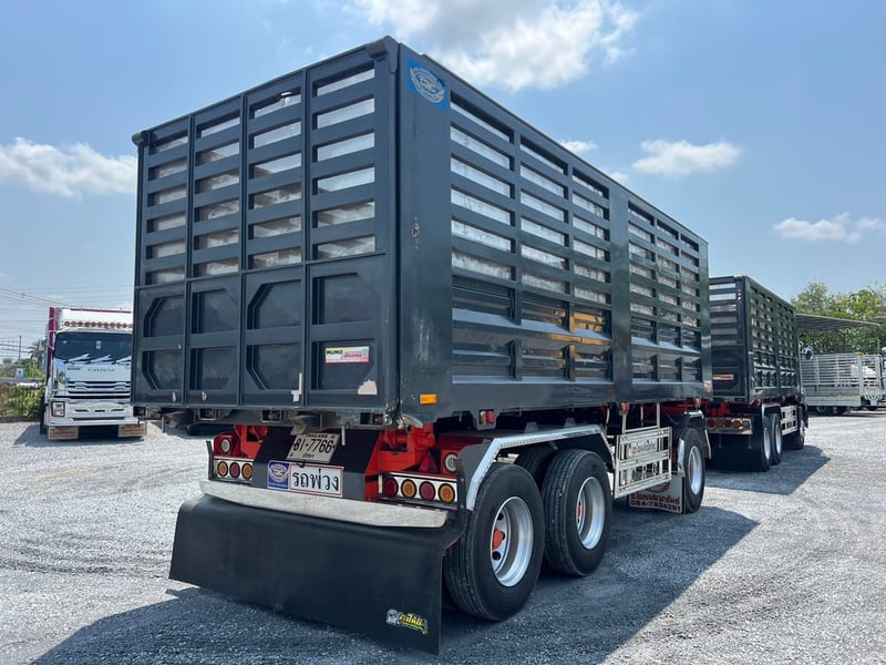 HINO FM2P 380 ปี67 ไมล์ 188,405 km. #พ่วงแม่ลูก ดั้มเกษตร กระบะเหล็ก #Lek1203-1204 