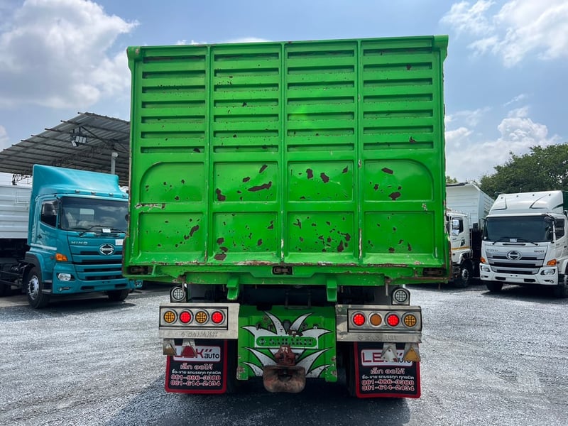 ISUZU FXZ 360 ปี 65 ไมล์น้อยเพียง 120,000 km. #รถพ่วงดินกระบะอลูมิเนียม SHK #LEK 943-944