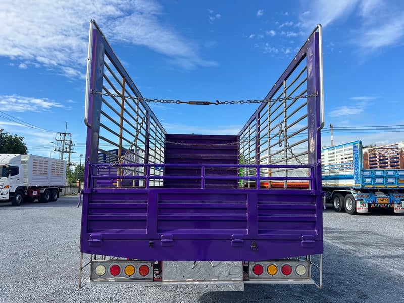 HINO FC9J 210 HP ปี64 ไมล์ 347,000 Km. # กระบะเหล็กยาว 6.60  ม.#LEK 737