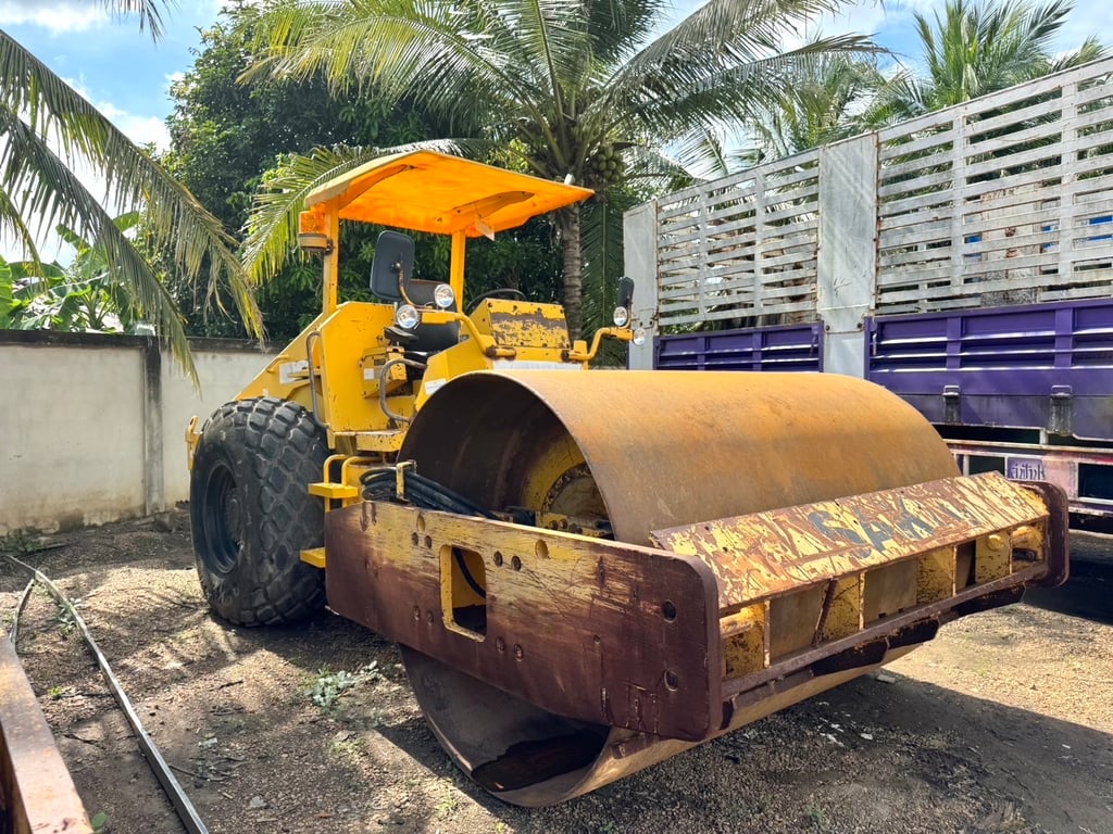 SAKAI SV510 10ตัน2เพลา เครื่องอีซูซุ6bg pm283ชม. #รถบด ล้อเรียบ SAKAI SV510 10ตัน2เพลา เครื่องอีซูซุ6bg pm283ชม. #รถบด ล้อเรียบ
