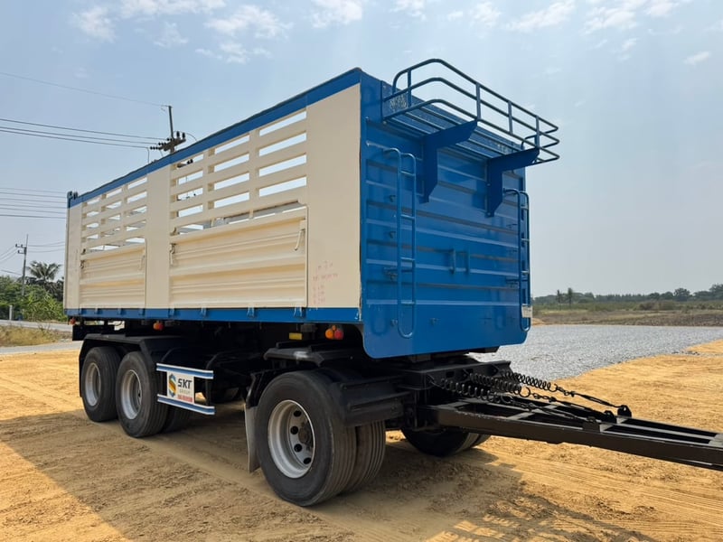  ลูกพ่วง3คาน ปี65 #กระบะดั้มเหล็ก SKT 5รั้ว #LEK852- L99