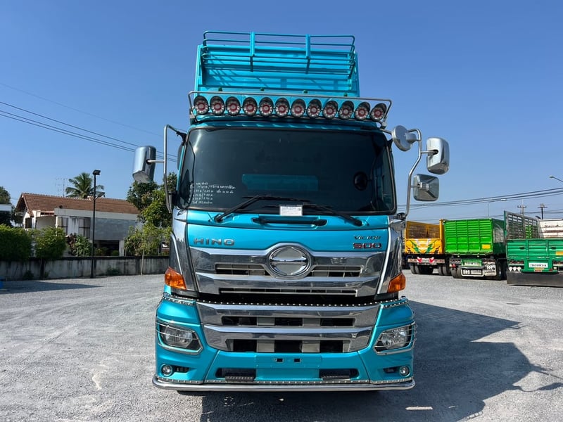 HINO FM1A 344 แรง ปี 66 ไมล์ 252,000 km. #10ล้อแม่ลูกพ่วงดั้มเกษตร #LEK958,1043