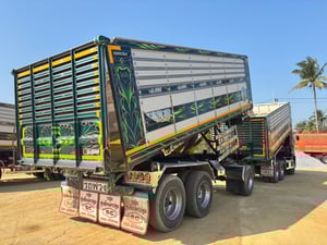 ISUZU FXZ 360 HP ปี 67 น้องเขียวเทา ไมล์ 110,076 km # กระบะดั้มอลูมิเนียม กระบะอู่ซุ่นซัย #LEK1150-1151 ISUZU FXZ 360 HP ปี 67 น้องเขียวเทา ไมล์ 110,076 km # กระบะดั้มอลูมิเนียม กระบะอู่ซุ่นซัย #LEK1150-1151