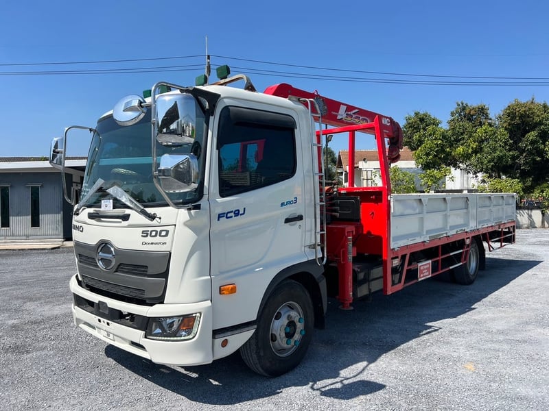 HINO FC9J 210HP ปี66 ไมล์  249,264 KM. #6ล้อเครน #LEK 1097