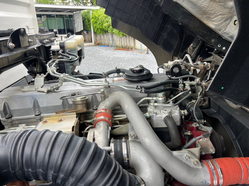 HINO FM2P 380 HP ปี66 ไมล์62,400 #กระบะดั้มเกษตร แม่-ลูก #LEK 638,696