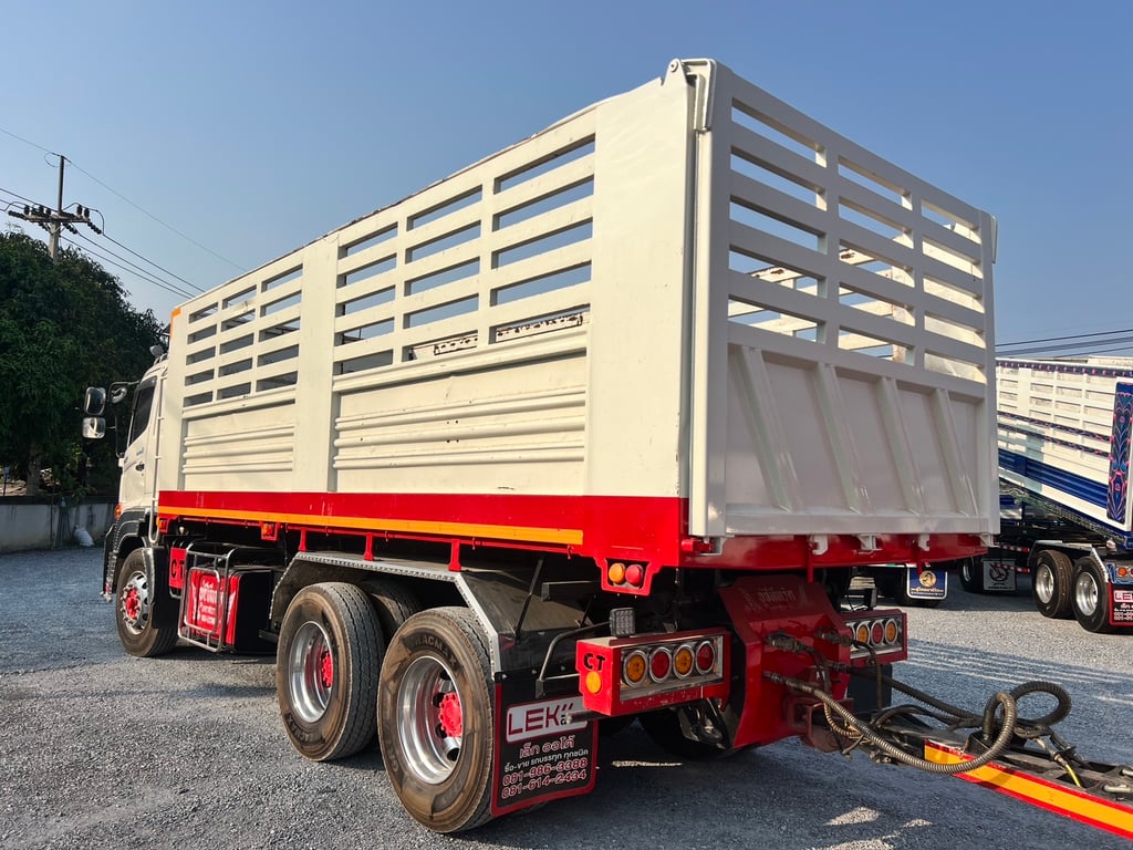 HINO VICTOR FM2P 380 HP ปี 2566 แม่+ลูก 3 คาน กระบะดั้ม CT TRUCK Lek532-533 HINO VICTOR FM2P 380 HP ปี 2566 แม่+ลูก 3 คาน กระบะดั้ม CT TRUCK Lek532-533