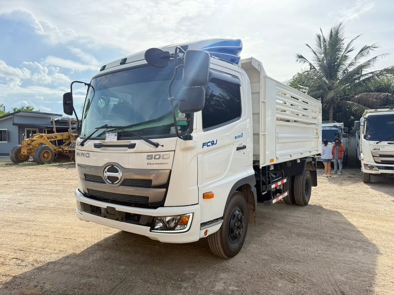 HINO FC9J 175HP ปี66 ไมล์ 33,300 กม. #6ดั้ม กระบะดั้ม สามมิตร #LEK923