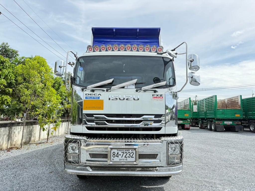 ISUZU FXZ 360HP  ปี65 ไมล์ 264,000km. #10ล้อพ่วงดินกระบะเวียงชัย #LEK 814-787 
