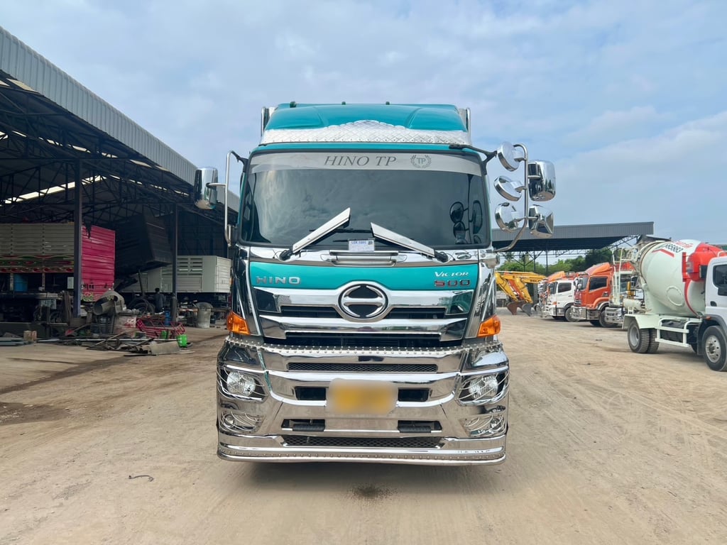 HINO FL1A 344 HP ปี 66 ไมล์ 213,500 km. #12 ล้อดั้ม กระบะดั้มเกษตร แผงสูง ##LEK1095 HINO FL1A 344 HP ปี 66 ไมล์ 213,500 km. #12 ล้อดั้ม กระบะดั้มเกษตร แผงสูง ##LEK1095