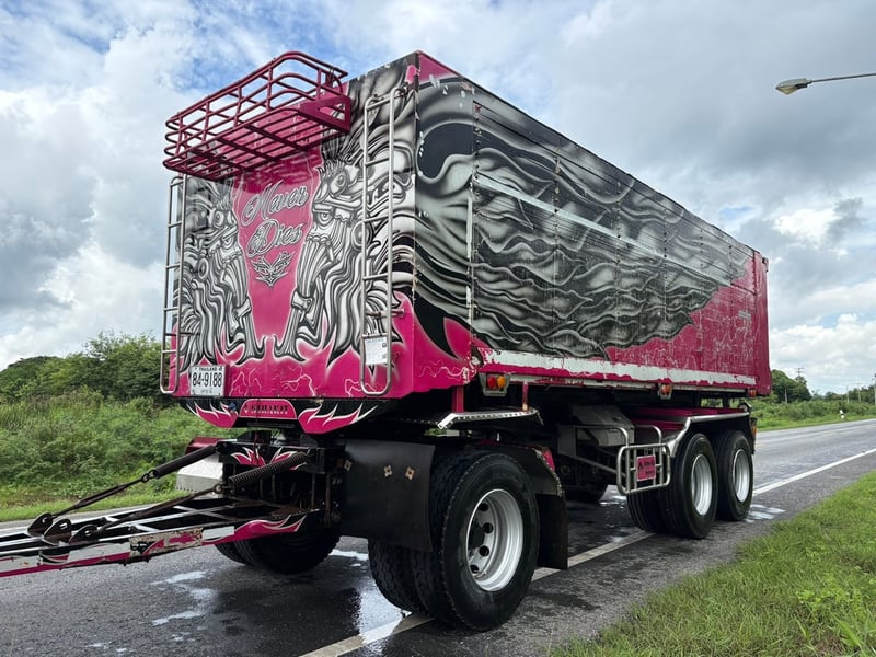 ISUZU FXZ 360 ปี63 ไมล์ 362,000km. #รถพ่วงกระบะดั้มสหกิจ อลูมิเนียม#LEK 812-813