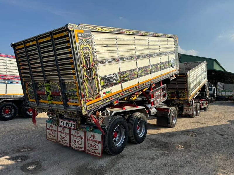 ISUZU FXZ 360 HP ปี 67  ไมล์ 109,814 km #กระบะดั้มอลูมิเนียม ##LEK1142-1143 