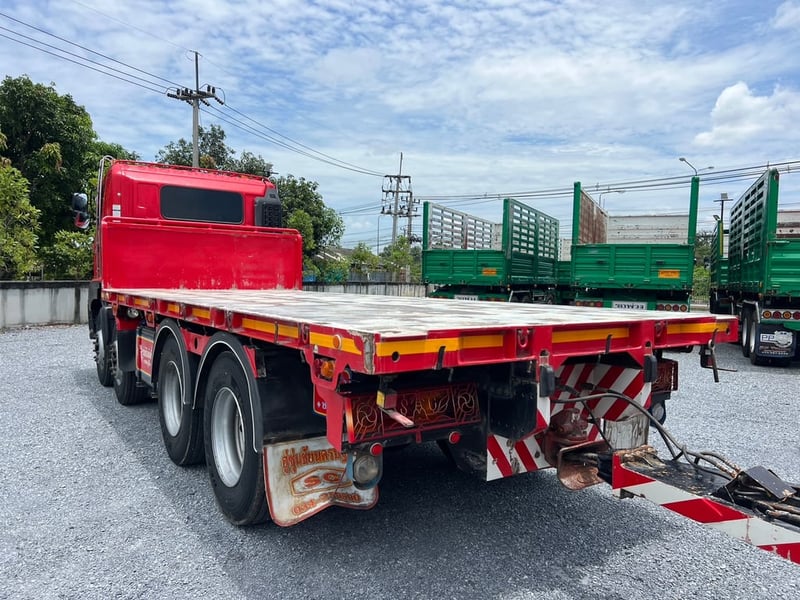 HINO FM1A 344HP ปี 64 ไมล์ 339,000 km. #12 ล้อพื้นเรียบ แม่ลูก พ่วง 2 คาน อู่ซุ่นชัย #LEK 972,973