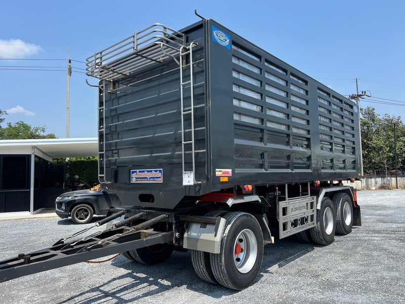 HINO FM2P 380 ปี67 ไมล์ 188,405 km. #พ่วงแม่ลูก ดั้มเกษตร กระบะเหล็ก #Lek1203-1204 