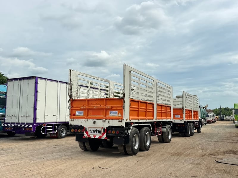 Hino Fm1a 344 HP ปี64  ไมล์ 354,000 KM. #10ล้อพ่วงกระบะเหล็กไม่ดั้ม #Lek1056-1057 