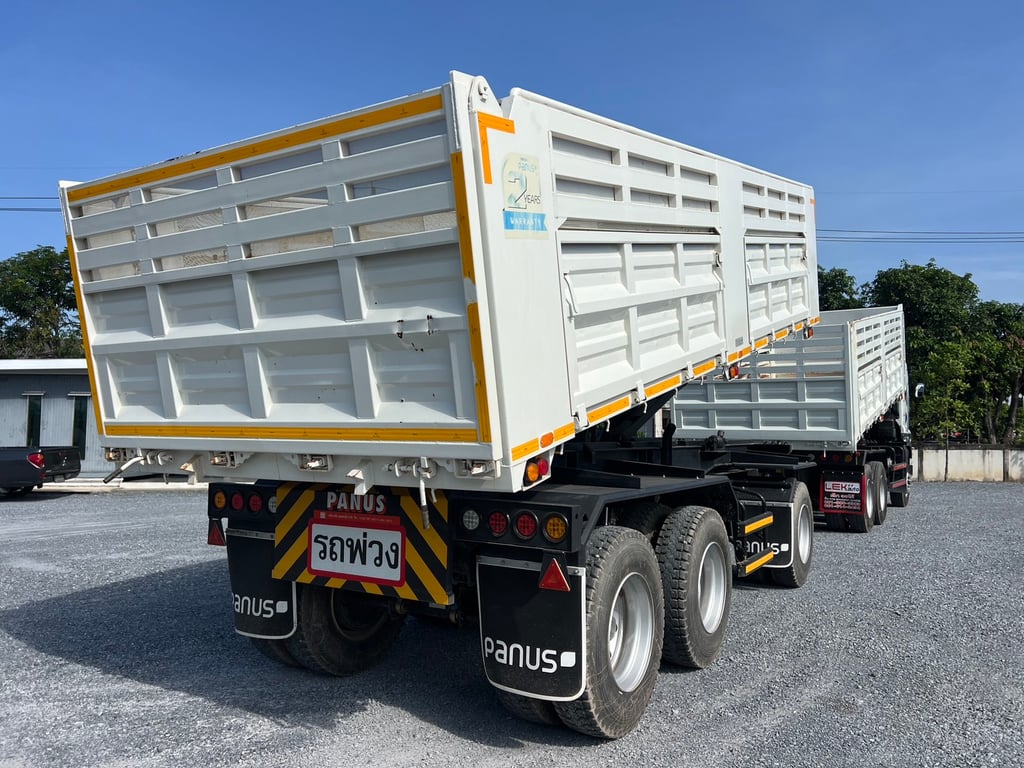 ISUZU FXZ 360 HP ปี 65 ไมล์ 88,105 KM.  #แม่ลูกพ่วงกระบะดั้มพนัส (Panus)#LEK 854-643 ISUZU FXZ 360 HP ปี 65 ไมล์ 88,105 KM.  #แม่ลูกพ่วงกระบะดั้มพนัส (Panus)#LEK 854-643