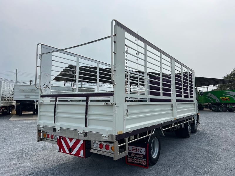 HINO FC9J 210 แรงม้า ปี 2566 ไมล์ 275,000 กม. #8ล้อ กระบะเหล็กเปิดข้าง  ยาว 6.60 เมตร #Lek980 