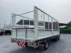 HINO FC9J 210 แรงม้า ปี 2566 ไมล์ 275,000 กม. #8ล้อ กระบะเหล็กเปิดข้าง  ยาว 6.60 เมตร #Lek980 