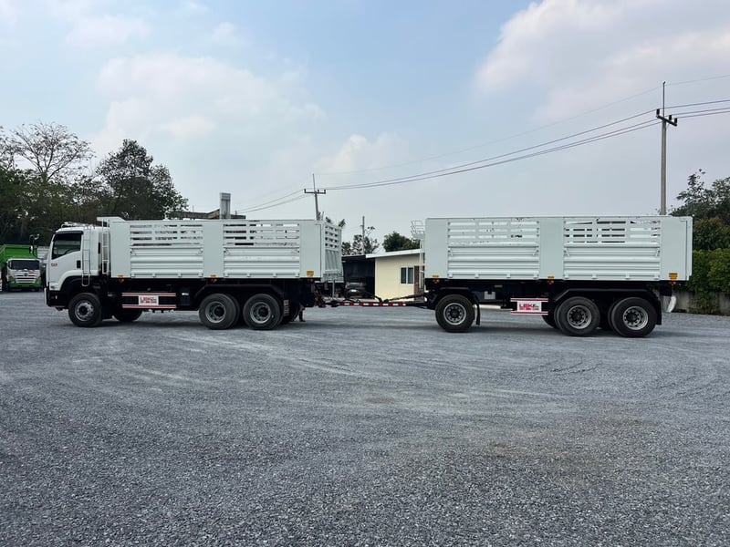 ISUZU FXZ 360 ปี65 ไมล์ 133,000 กม. #แม่+ลูก กระบะดั้ม SKT  #LEK 298-299