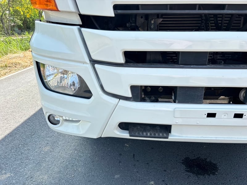 HINO FM1A วิคเตอร์ 344HP ปี 66 ไมล์ 201,404 KM. #กระบะดั้มสามมิตร SMM มีระบบลากพ่วง #LEK1002