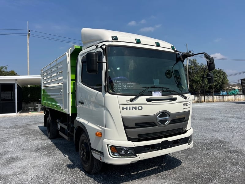HINO FC9J 175HP  ปี 66  ไมล์น้อย 33,780 km. #กระบะดั้มสามมิตร SMM #LEK1230 