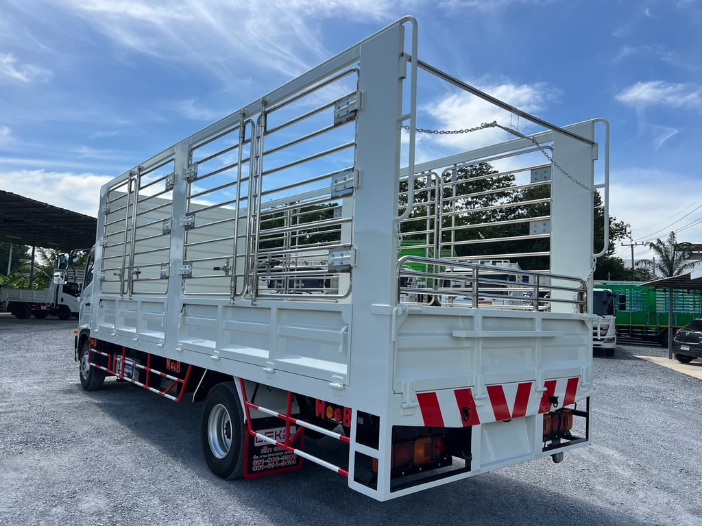 HINO FC9J 210HP ปี64 #กระบะเหล็กลูกรั้วเลส #LEK754 HINO FC9J 210HP ปี64 #กระบะเหล็กลูกรั้วเลส #LEK754