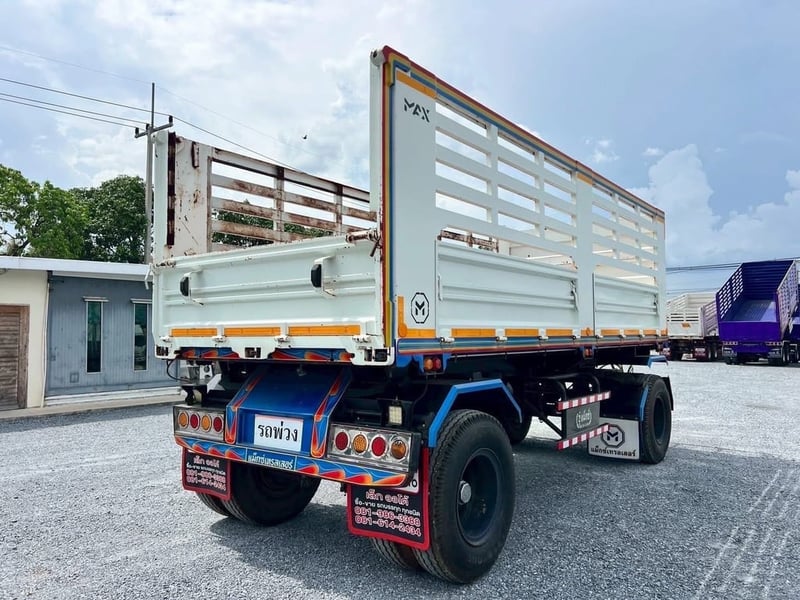 ลูกพ่วง6ล้อดั้ม2คาน อู่MAX #L10 ลูกพ่วง6ล้อดั้ม2คาน อู่MAX #L10