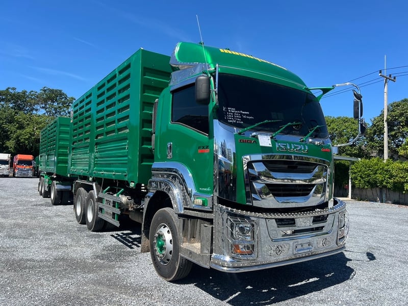 lSUZU FXZ 360 หน้า GIGA ปี 66 ไมล์เพียง 220,000 KM. #10ล้อพ่วงกระบะเหล็กคอกเกษตร #LEK949-950 lSUZU FXZ 360 หน้า GIGA ปี 66 ไมล์เพียง 220,000 KM. #10ล้อพ่วงกระบะเหล็กคอกเกษตร #LEK949-950