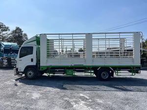 ISUZU FRR 210 HP ปี 66 ไมล์ 321,816  KM. #6ล้อล่องกระบะเหล็ก #LEK1125
