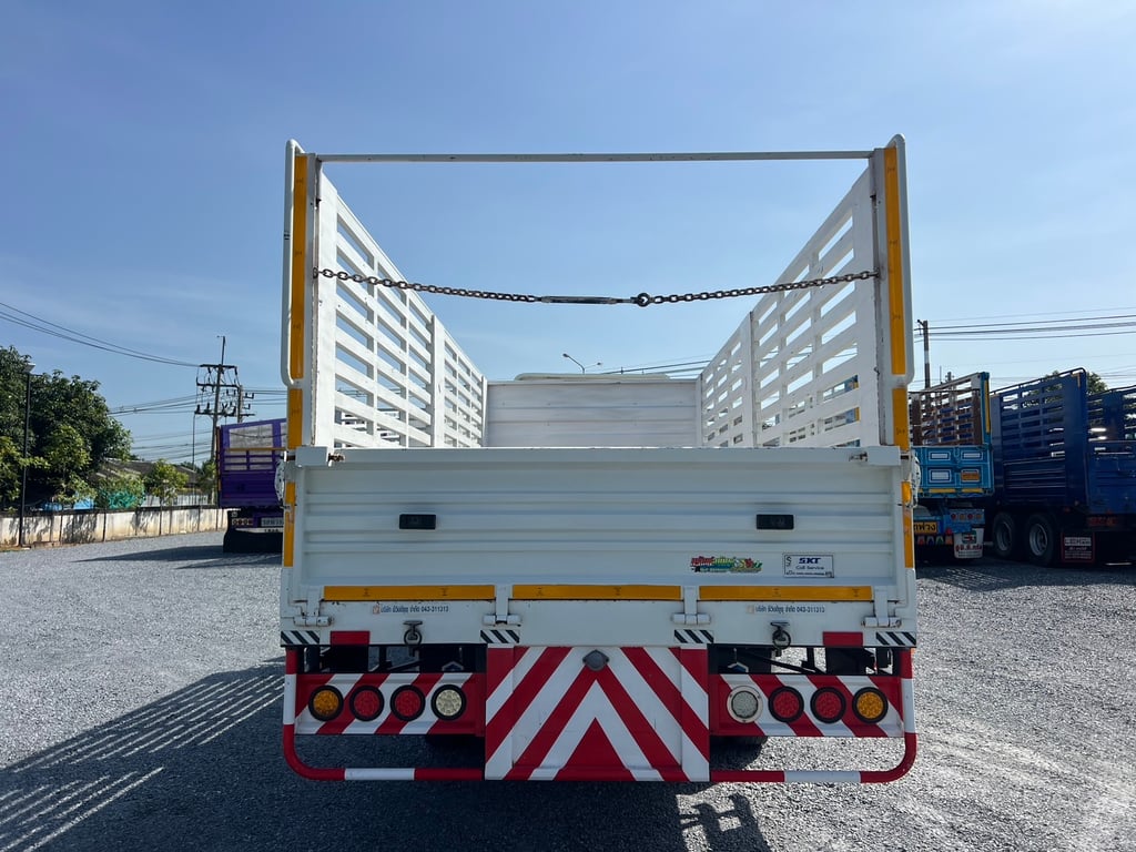 ISUZU FRR 210HP ปี66 ไมล์ 131,412  KM. #กระบะเหล็ก SKT ยาว 6.00 ม. สูง1.90 ม.#LEK 903