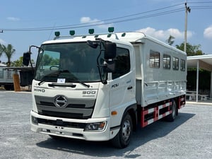 HINO FC9J 210 HP ปี 64 ไมล์ 65,858 KM. #6ล้อมีหลังคา #LEK1209 HINO FC9J 210 HP ปี 64 ไมล์ 65,858 KM. #6ล้อมีหลังคา #LEK1209