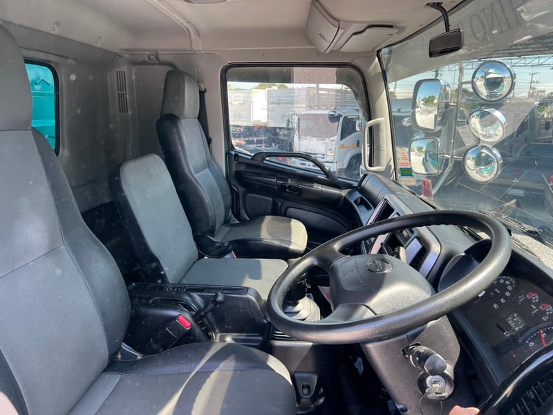 HINO FL1A 344 HP ปี 66 ไมล์ 213,500 km. #12 ล้อดั้ม กระบะดั้มเกษตร แผงสูง ##LEK1095