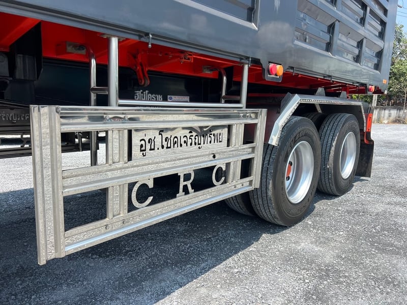 HINO FM2P 380 ปี67 ไมล์ 188,405 km. #พ่วงแม่ลูก ดั้มเกษตร กระบะเหล็ก #Lek1203-1204 