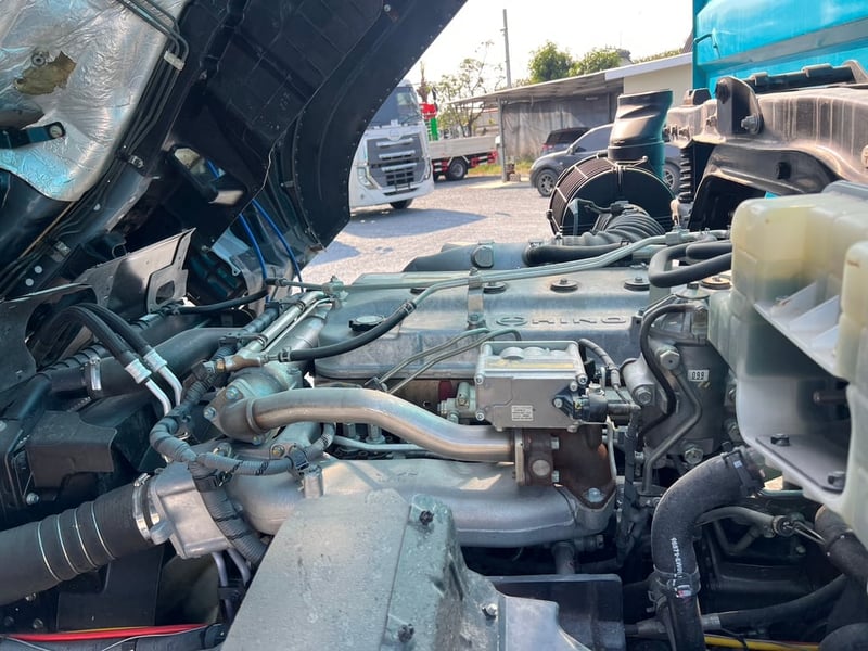 HINO FM1A 344 แรง ปี 66 ไมล์ 252,000 km. #10ล้อแม่ลูกพ่วงดั้มเกษตร #LEK958,1043
