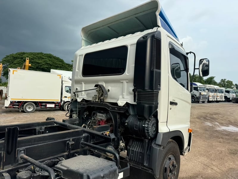 ็HINO FC9J 175HP ปี66 ไมล์33,300 km. #6ล้อ กระบะดั้ม สามมิตร SMM 4รั้ว #LEK923