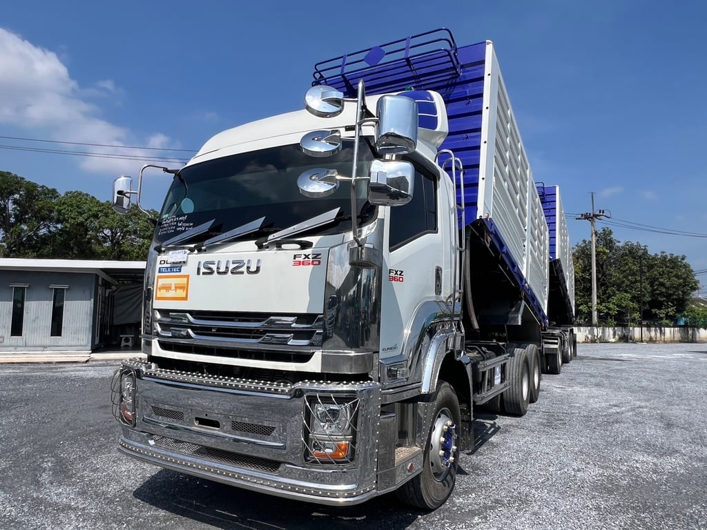 ISUZU FXZ 360 ปี66 (ตุลา) MT ไมล์น้อย 120,000km. #กระบะดั้ม พืชผลการเกษตร #LEK 948-995