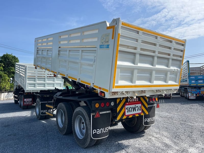 ISUZU FXZ 360 HP ปี 65 ไมล์ 88,105 KM.  #แม่ลูกพ่วงกระบะดั้มพนัส (Panus)#LEK 854-643