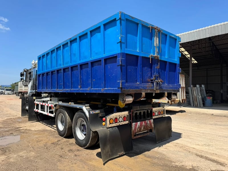  ISUZU FVZ 300HP ฮุคลิฟท์ 2 เพลา ปี 2565 ไมล์เพียง 104,000 กม. # LEK1276