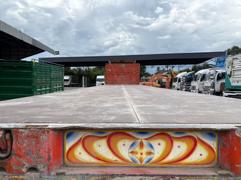 ISUZU GXZ 360 ปี 58 ไอดีทอง เลขไมล์ 900,000 กม. #หัวลากพร้อมหางพื้นเรียบ 3 คาน ยาว 12.50 เมตร