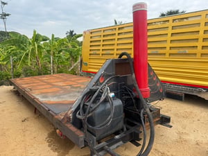 กระบะพื้นเรียบดั้มเสาธง+ลูกพ่วงดั้มเสาธง #ยกลงจาก FM2P 380 HP ปี 66