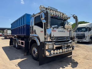  ISUZU FVZ 300HP ฮุคลิฟท์ 2 เพลา ปี 2565 ไมล์เพียง 104,000 กม. # LEK1276