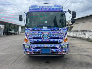 HINO FL8J 260HP เพลาเดียว ปี59 ไมล์87,000km. #ล่องกระบะมีเนียม#LEK400