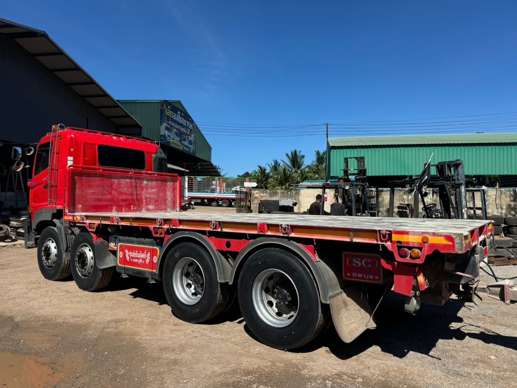 HINO FM1A 344HP ปี 64 ไมล์ 339,000 km. #12 ล้อพื้นเรียบ แม่ลูก พ่วง 2 คาน อู่ซุ่นชัย #LEK 972,973 HINO FM1A 344HP ปี 64 ไมล์ 339,000 km. #12 ล้อพื้นเรียบ แม่ลูก พ่วง 2 คาน อู่ซุ่นชัย #LEK 972,973