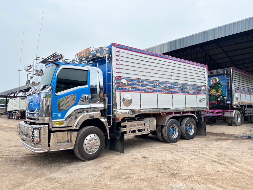 ISUZU FXZ 360 ปี66 ไมล์ 139,000 Km. #10ล้อพ่วงแม่-ลูก กระบะอลูมิเนียม #LEK1037-1085 ISUZU FXZ 360 ปี66 ไมล์ 139,000 Km. #10ล้อพ่วงแม่-ลูก กระบะอลูมิเนียม #LEK1037-1085