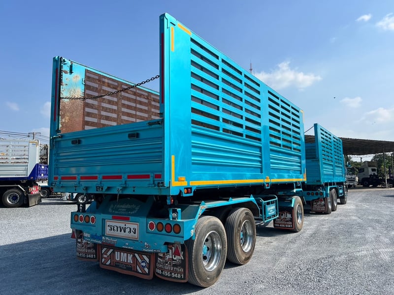 HINO FM1A 344 แรง ปี 66 ไมล์ 252,000 km. #10ล้อแม่ลูกพ่วงดั้มเกษตร #LEK958,1043