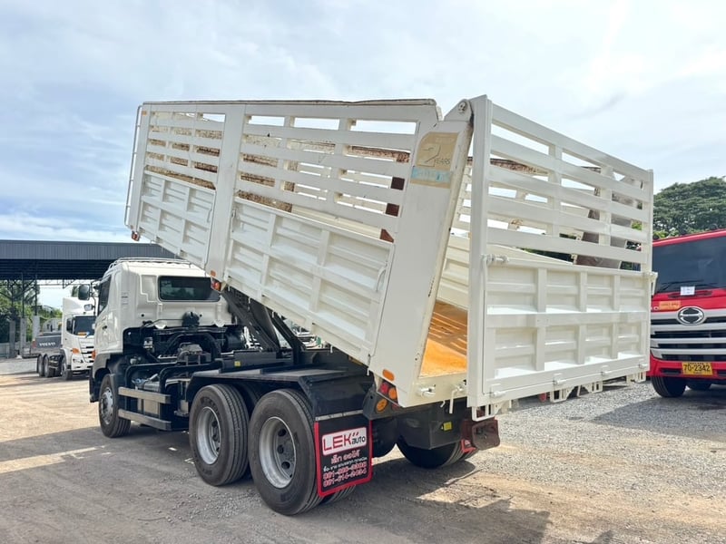 HINO FM1A 344 ปี66 ไมล์น้อย 144,000 km. #10ล้อ กระบะดั้ม พนัส panus #LEK616 