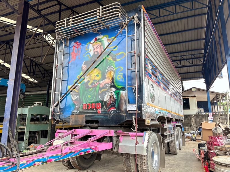 ISUZU FXZ 360 ปี66 ไมล์ 139,000 Km. #10ล้อพ่วงแม่-ลูก กระบะอลูมิเนียม #LEK1037-1085