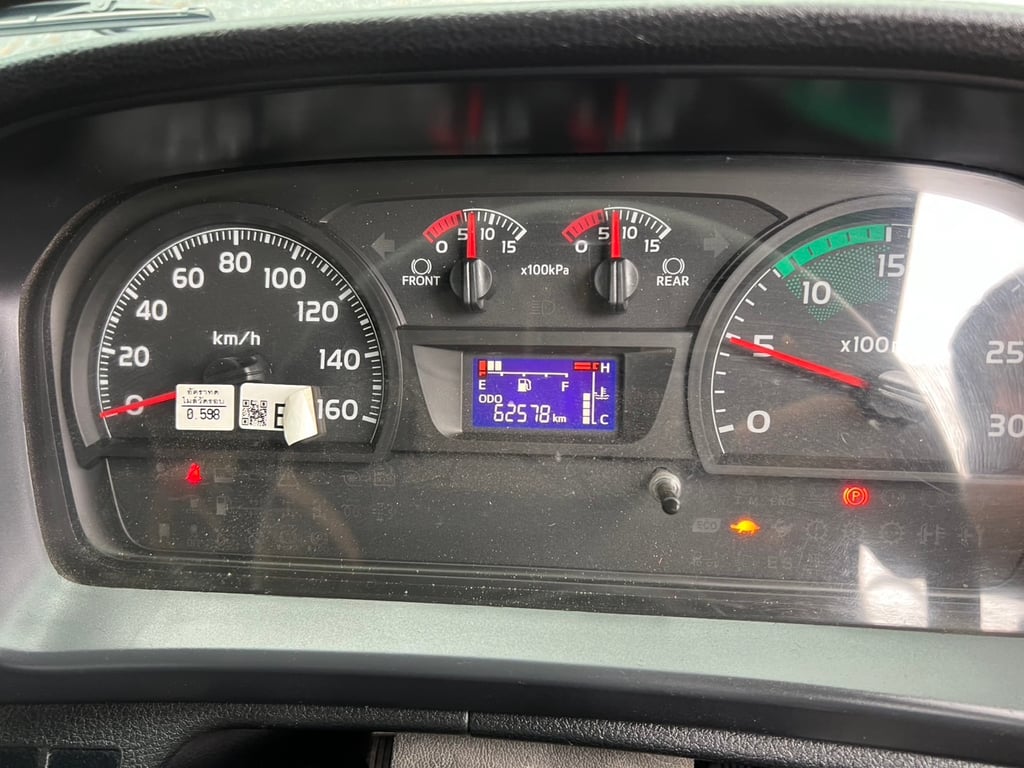 HINO FM2P 380 HP ปี66 ไมล์62,400 #กระบะดั้มเกษตร แม่-ลูก #LEK 638,696